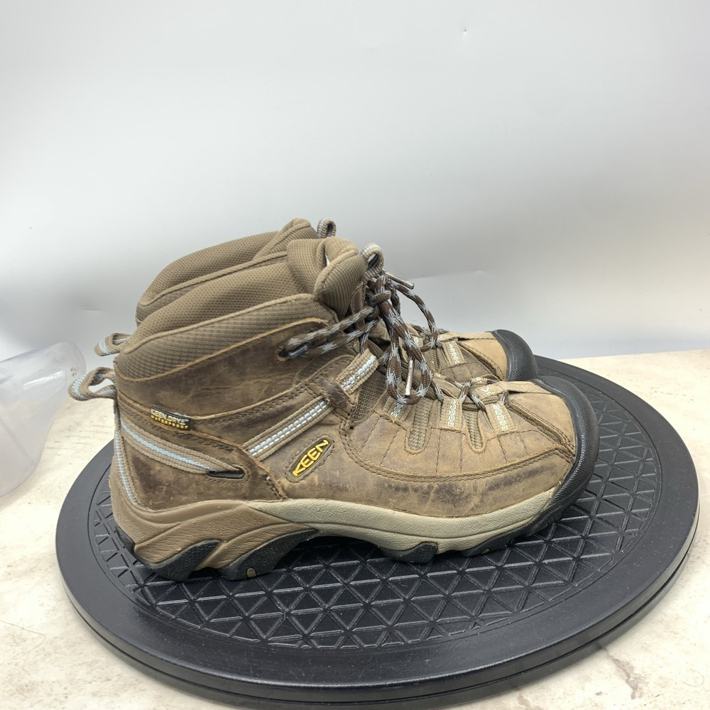 Keen Targhee II Boots Women Size 8.5 Shoes Brown Leather Mid Dry Waterproof